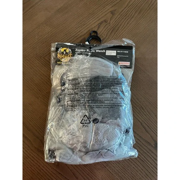 Spirit Halloween Pirate Zombie Womans Costume‎ Adult One Size Fits Most NWT - Picture 2 of 5